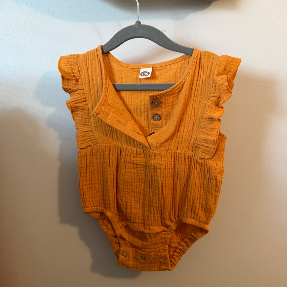 Orange onesie